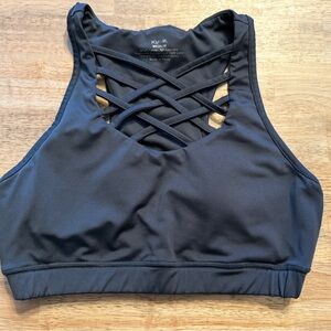 KIAVA THE RUNNER'S BRA - HIGH IMPACT SUPPORT- charcoal